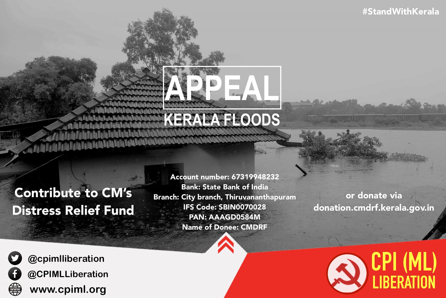 Appeal on Kerala Floods