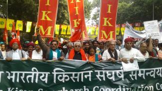 Parliament March of Kishan Sangarsh Samannay