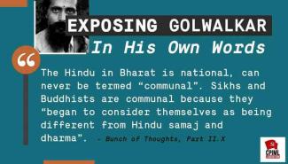 EXPOSING GOLWALKAR