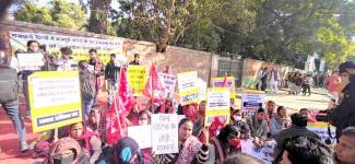 Anti demolition and eviction protest organised on 20 January