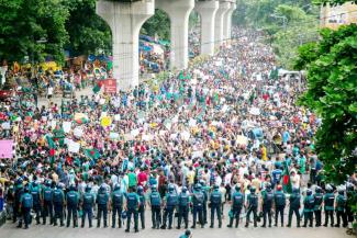 Student Uprising in Bangladesh